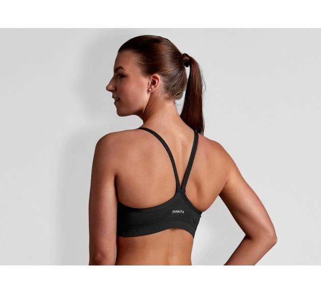 Funkita Ladies Sports Top Still Black 2 Funkita Ladies Sports Top Still Black - Image 2