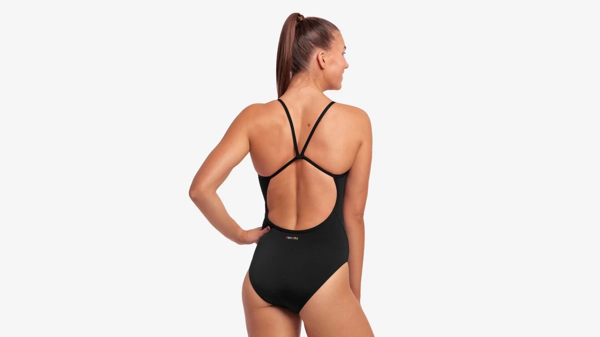 Funkita Ladies Single Strap One Piece Black 2 Funkita Ladies Single Strap One Piece Black - Image 2