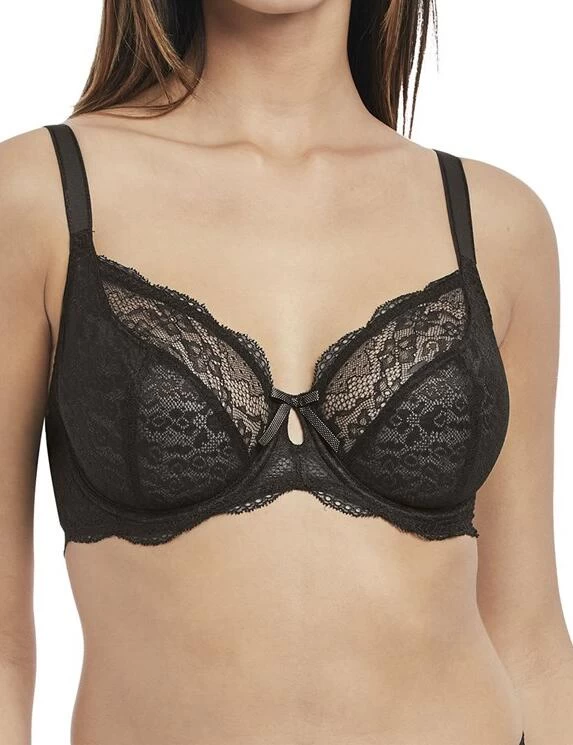 Freya Fancies : Plunge Bra AA1011 - Black 1 Freya Fancies : Plunge Bra AA1011 - Black
