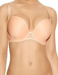 Freya Deco Vibe : Moulded Plunge Bra AA1704 - Blush