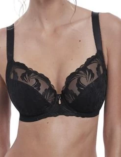Fantasie Anoushka: Side Support Plunge Bra FL3212 - Black