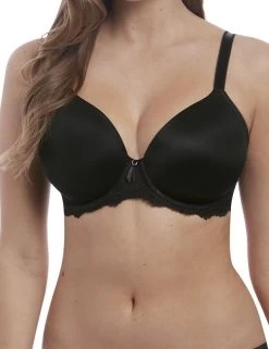 Freya Expression: Demi Plunge Moulded Bra AA5490 - Black