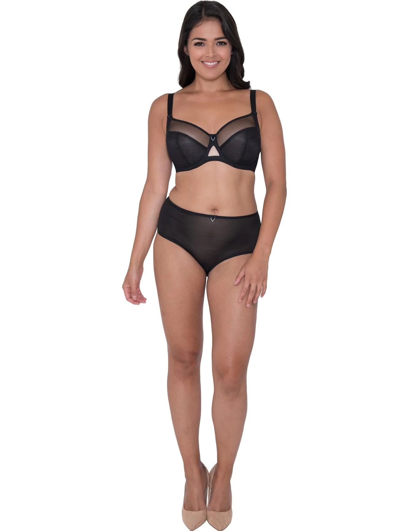 Curvy Kate Victory : Balcony Bra CK9001 - Black 3 Curvy Kate Victory : Balcony Bra CK9001 - Black - Image 3