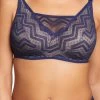 Royce Zahra: Non Wired Bra - Navy