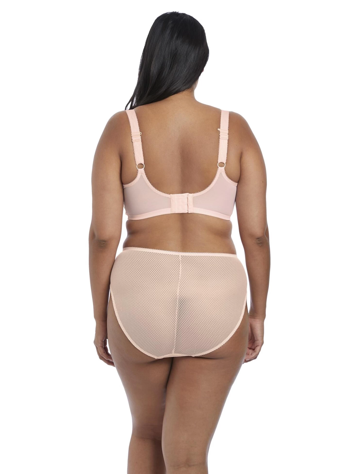 Elomi Charley : Plunge Stretch Bra EL4382 - Ballet Pink 3 Elomi Charley : Plunge Stretch Bra EL4382 - Ballet Pink - Image 3