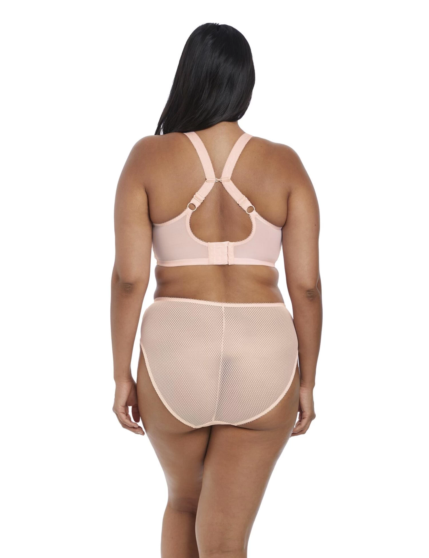 Elomi Charley : Plunge Stretch Bra EL4382 - Ballet Pink 2 Elomi Charley : Plunge Stretch Bra EL4382 - Ballet Pink - Image 2