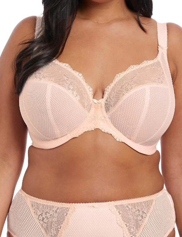 Elomi Charley : Plunge Stretch Bra EL4382 - Ballet Pink 1 Elomi Charley : Plunge Stretch Bra EL4382 - Ballet Pink