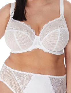 Elomi Charley : Plunge Stretch Bra EL4382 - White