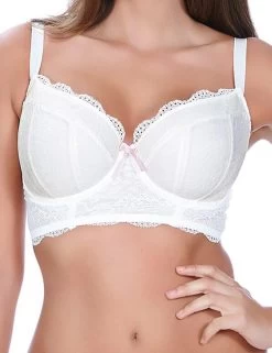 Freya Fancies: Padded Longline Bra AA1014 - White