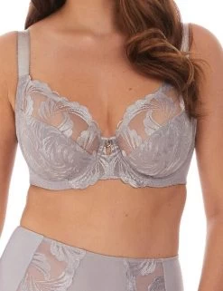Fantasie Anoushka: Side Support Plunge Bra FL3212 - Silver