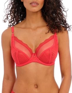 Freya Fatale: Plunge Bra AA401402 - Red