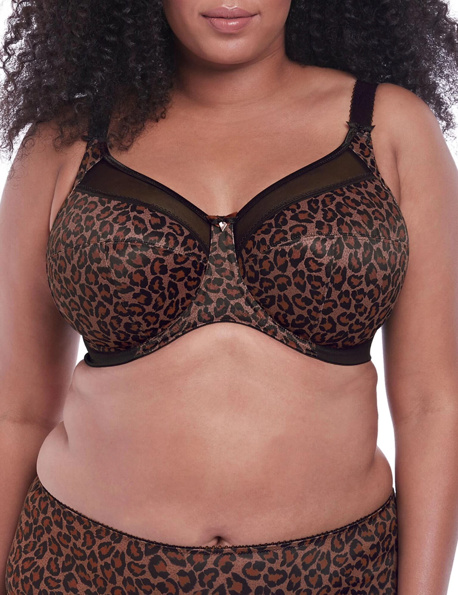 Goddess Kayla: Full Cup Banded Bra GD6162 - Dark Leopard 1 Goddess Kayla: Full Cup Banded Bra GD6162 - Dark Leopard