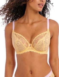 Freya Offbeat: Plunge Bra AA5452 - Lemon Fizz