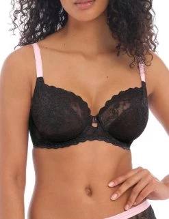 Freya Offbeat: Plunge Bra AA5452 - Black