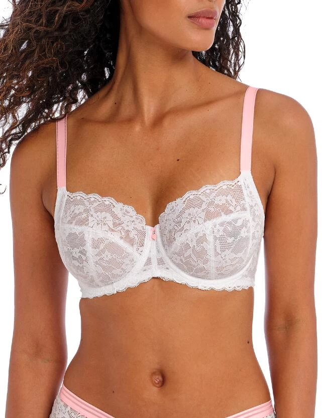 Freya Offbeat: Side Support Bra AA5451 - White 1 Freya Offbeat: Side Support Bra AA5451 - White