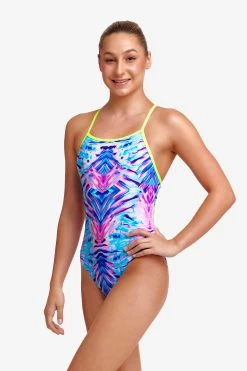 Funkita Girls Tie Me Tight One Piece Water Ripple -Lingerie Store FKS001G WATER RIPPLE 09