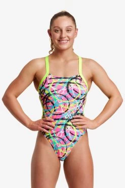 Funkita Ladies Brace Free One Piece Donut Delight