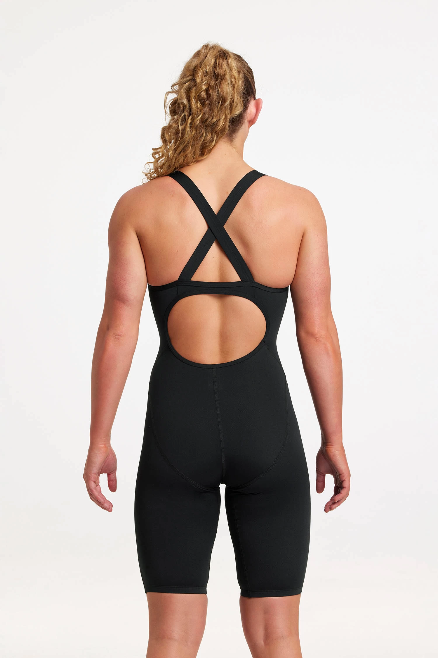 Funkita Ladies Fast Legs One Piece Still Black 2 Funkita Ladies Fast Legs One Piece Still Black - Image 2