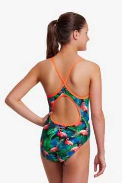 Funkita Girls Diamond Back One Piece Jungle Bungle 7 Funkita Girls Diamond Back One Piece Jungle Bungle -Lingerie Store FS11G JUNGLE BUNGLE 5