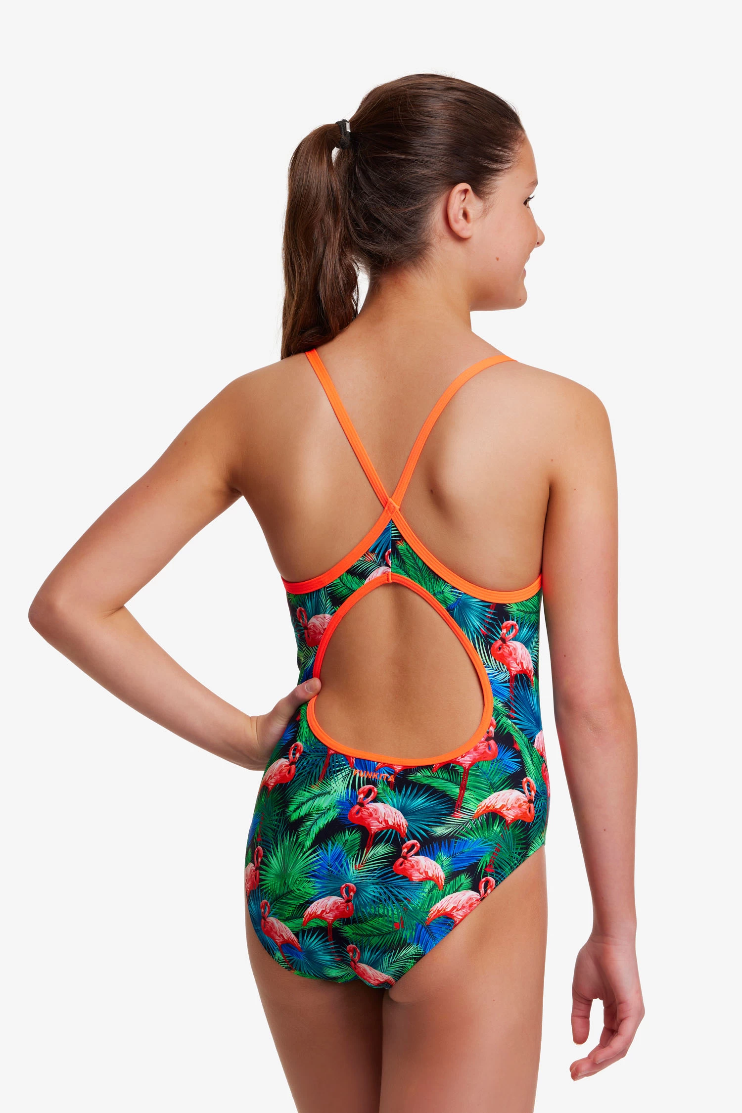 Funkita Girls Diamond Back One Piece Jungle Bungle 4 Funkita Girls Diamond Back One Piece Jungle Bungle - Image 4