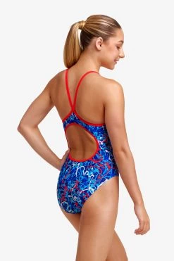 Funkita Girls Diamond Back One Piece Mr Squiggle -Lingerie Store FS11G MR SQUIGGLE 108