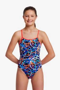 Funkita Girls Diamond Back One Piece Spin Doctor -Lingerie Store FS11G SPIN DOCTOR 17