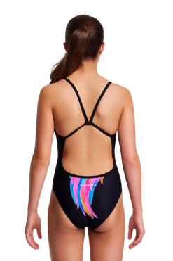 Funkita Girls Single Strap One Piece Icarus Ink -Lingerie Store FS16G ICARUS INK 02