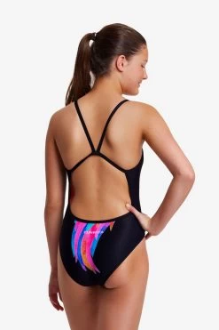 Funkita Girls Single Strap One Piece Icarus Ink -Lingerie Store FS16G ICARUS INK 6
