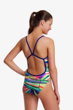 Funkita Girls Single Strap One Piece Land Lines -Lingerie Store FS16G LAND LINES 8