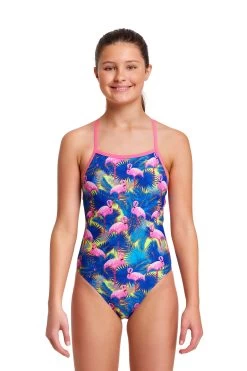 Funkita Girls Strapped In One Piece Mingo Majic