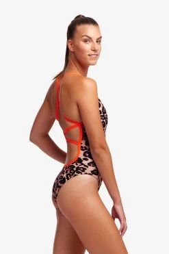 Funkita Ladies Strapped In One Piece Purrfect -Lingerie Store FS38L PURRFECT 07