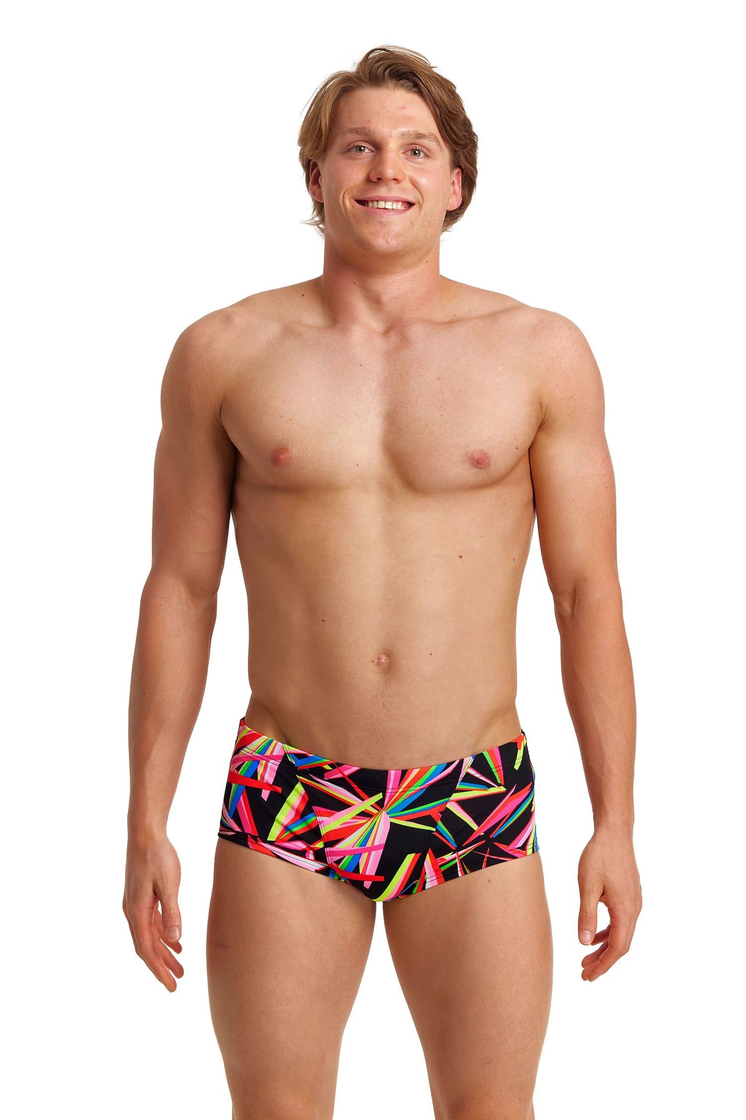 Funky Trunks Men’s Classic Trunks Black Blades 1 Funky Trunks Men’s Classic Trunks Black Blades