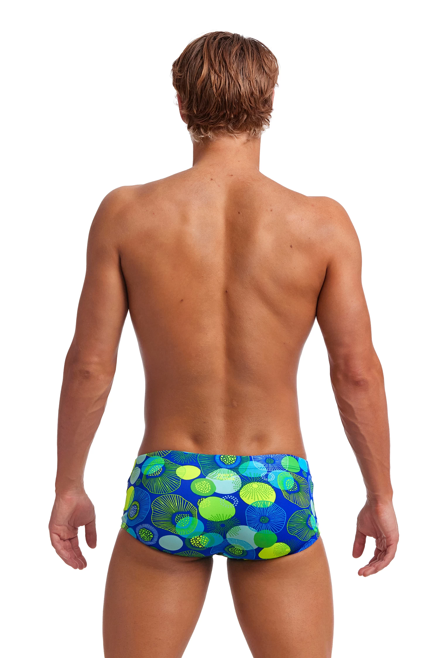 Funky Trunks Men’s Classic Trunks Blue Bottle 2 Funky Trunks Men’s Classic Trunks Blue Bottle - Image 2
