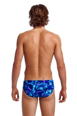 Funky Trunks Mens Leaf Laser Classic Brief 6 Funky Trunks Mens Leaf Laser Classic Brief -Lingerie Store FT35M LEAF LASER 02