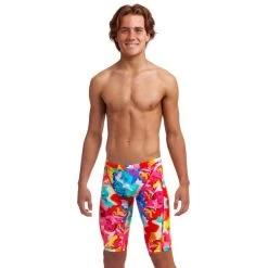 Funky Trunks Boy’s Training Jammers Messy Monet