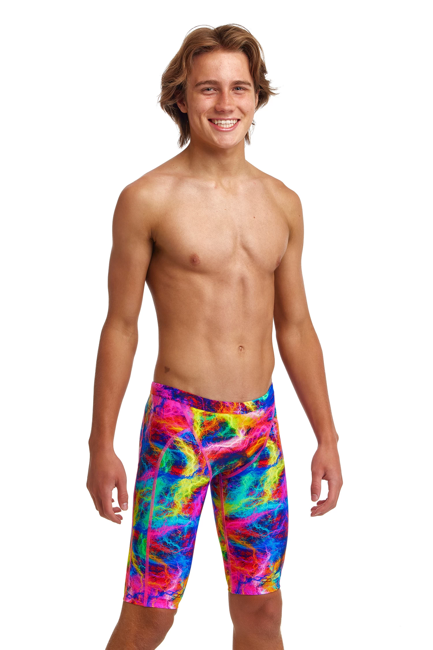 Funky Trunks Boy’s Training Jammers Solar Flares 1 Funky Trunks Boy’s Training Jammers Solar Flares