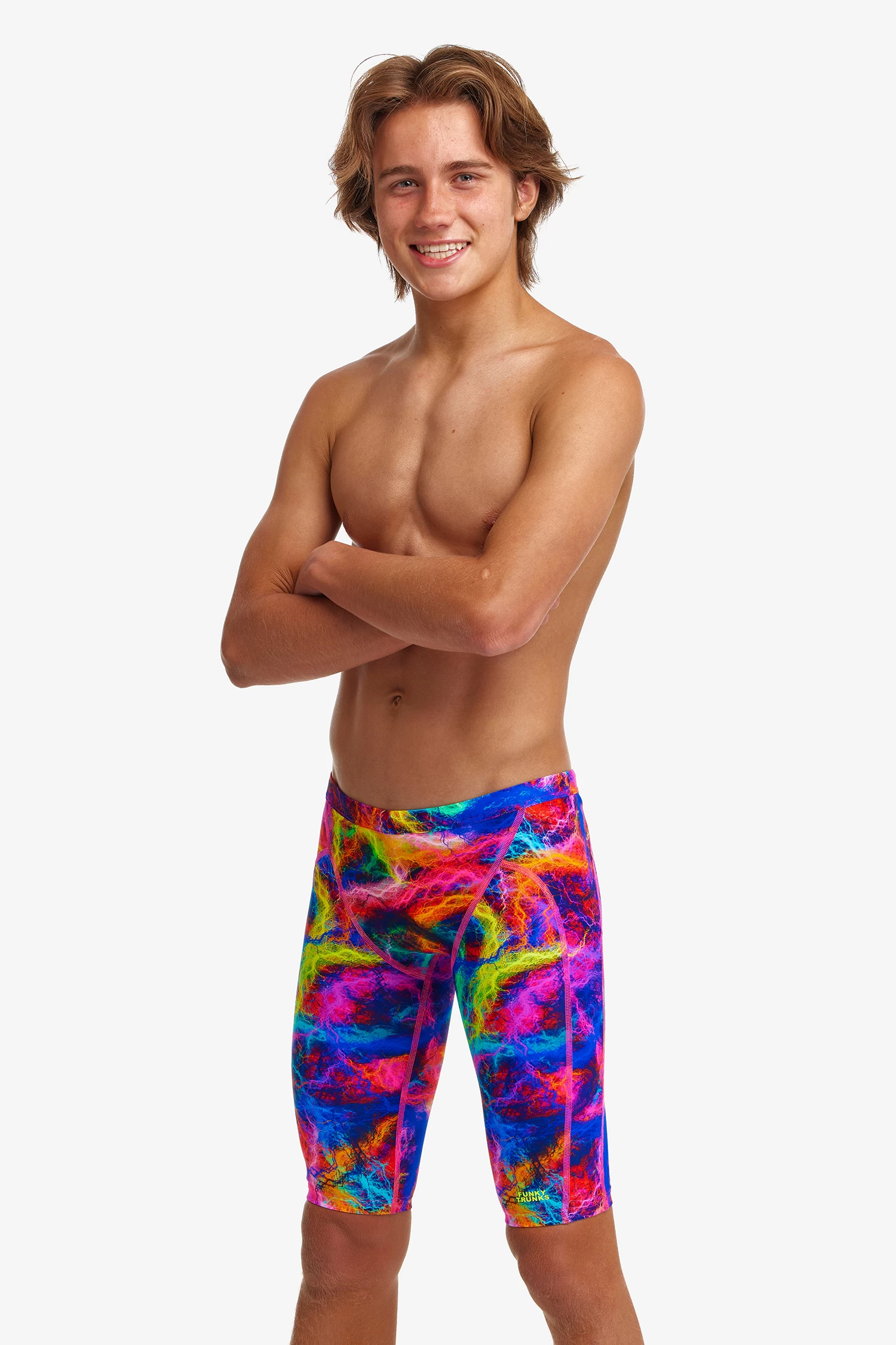 Funky Trunks Boy’s Training Jammers Solar Flares 6 Funky Trunks Boy’s Training Jammers Solar Flares - Image 6