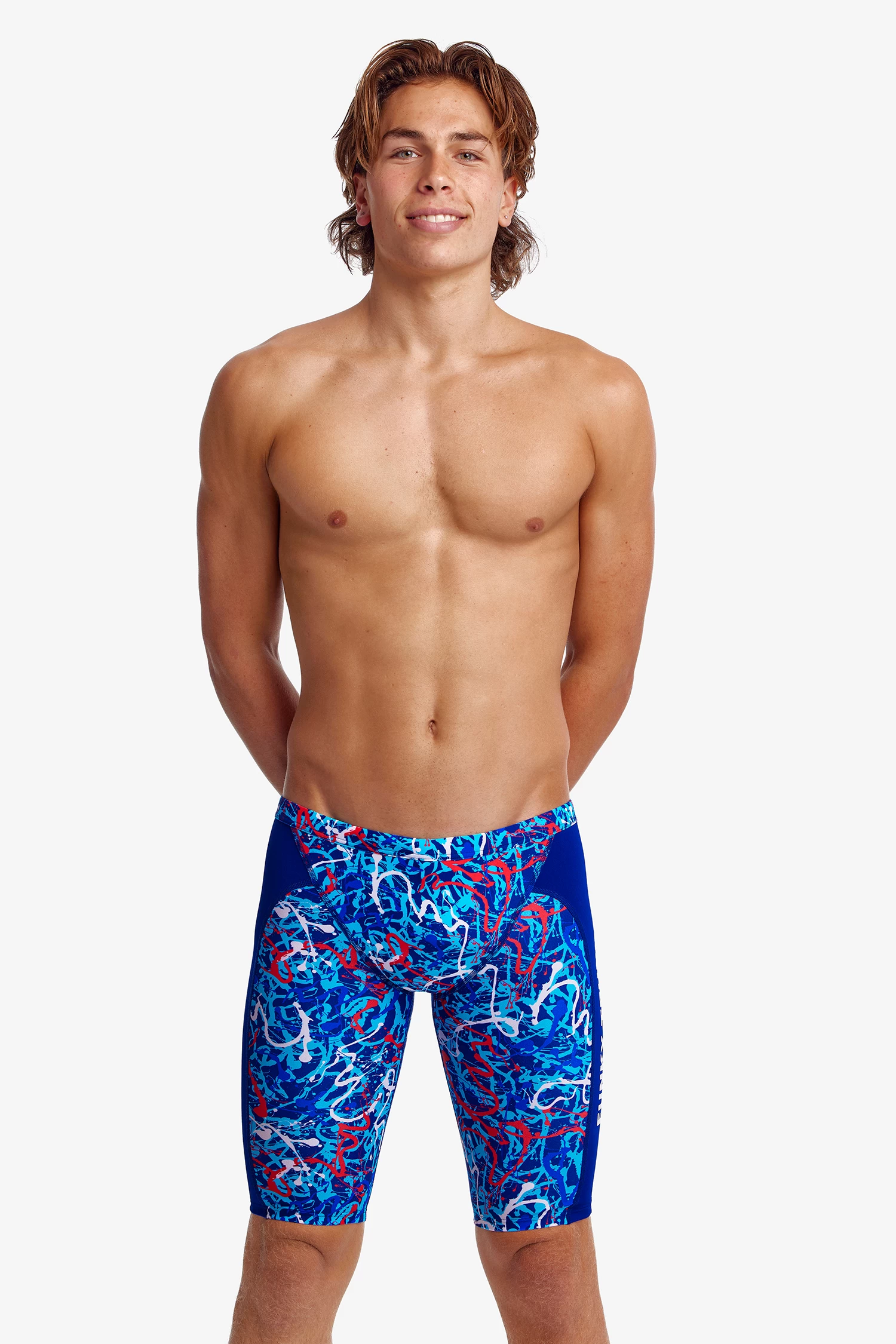 Funky Trunks Men’s Training Jammers Mr Squiggle 1 Funky Trunks Men’s Training Jammers Mr Squiggle