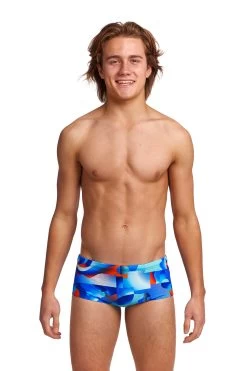 Funky Trunks Boy’s Sidewinder Trunks Battle Blue