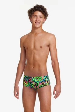 Funky Trunks Boy’s Sidewinder Trunks Burnouts