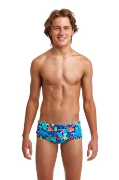 Funky Trunks Boy’s Sidewinder Trunks Slothed