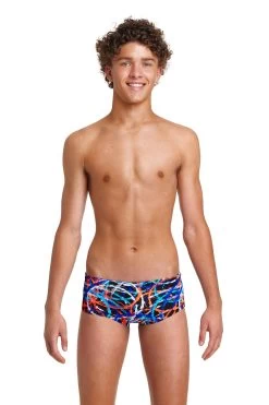 Funky Trunks Boy’s Sidewinder Trunks Spin Doctor