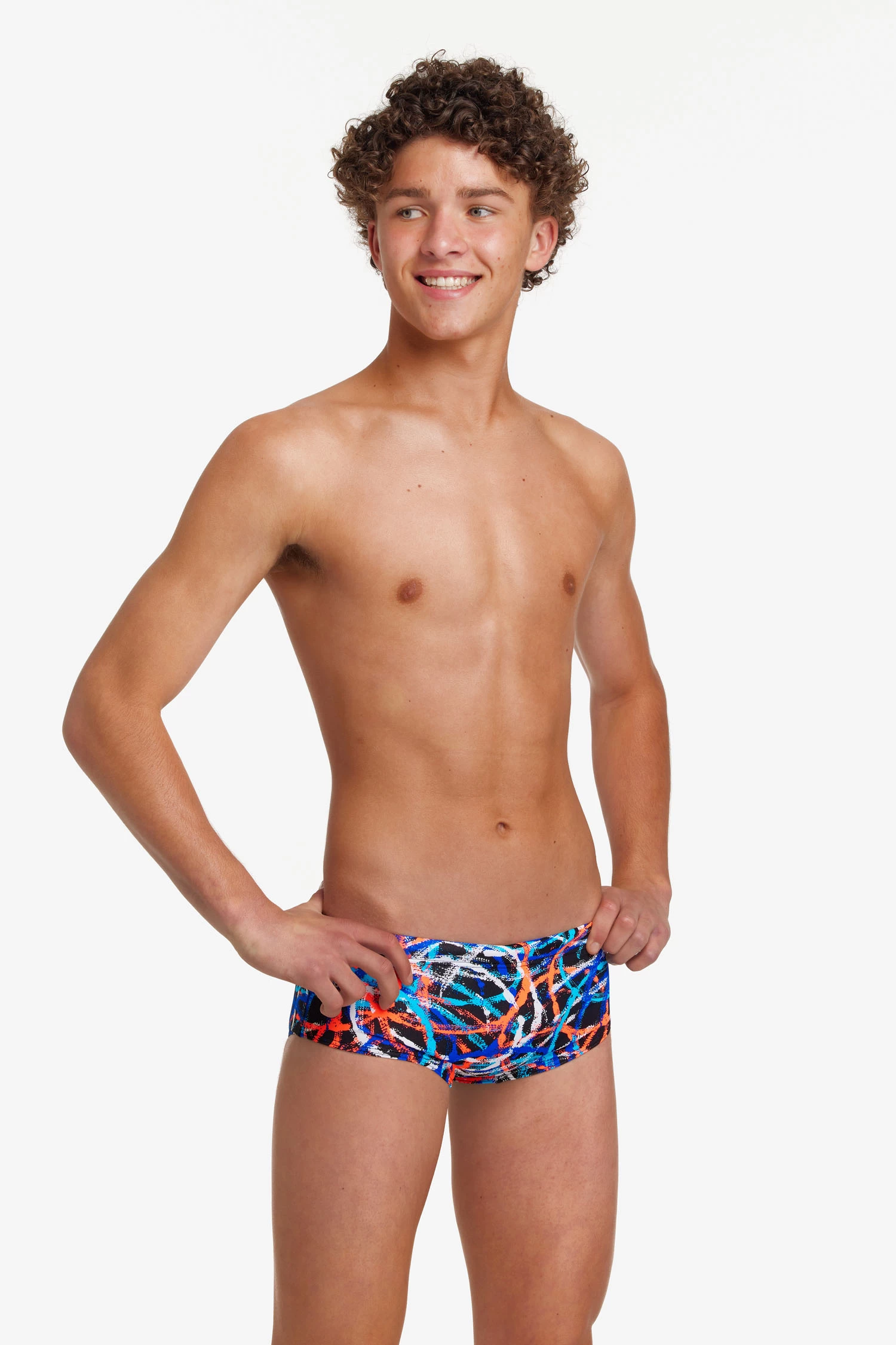 Funky Trunks Boy’s Sidewinder Trunks Spin Doctor 3 Funky Trunks Boy’s Sidewinder Trunks Spin Doctor - Image 3