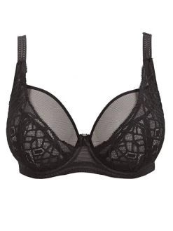 FREYA Soiree Lace High Apex Bra - Black -Lingerie Store aa5011 blk 20plain