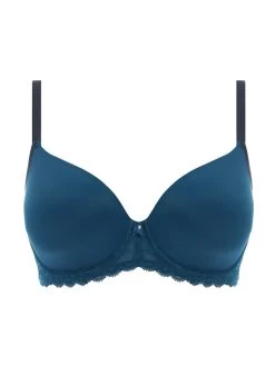 FREYA Offbeat Moulded Demi T-Shirt Bra - Poseidon 7 FREYA Offbeat Moulded Demi T-Shirt Bra - Poseidon -Lingerie Store aa5450 psn cut freya lingerie offbeat poseidon underwired moulded demi t shirt bra