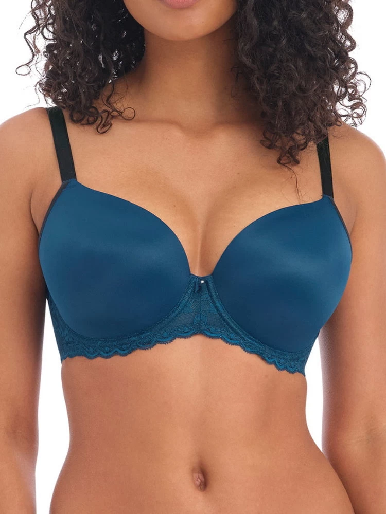 FREYA Offbeat Moulded Demi T-Shirt Bra - Poseidon 1 FREYA Offbeat Moulded Demi T-Shirt Bra - Poseidon