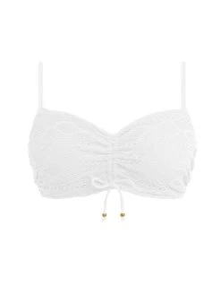 FREYA Sundance Bralette Bikini Top - White -Lingerie Store braforme as4000 whe freya swim sundance white bralette bikini top p