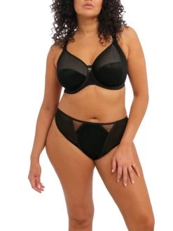ELOMI Kintai Underwired Bra - Black -Lingerie Store braforme elomi 301205 blk fl