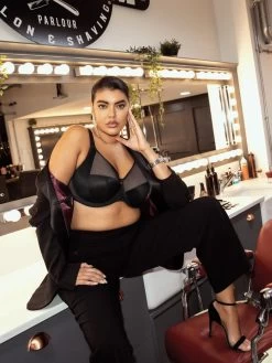 ELOMI Kintai Underwired Bra - Black -Lingerie Store braforme elomi 301205 blk ls