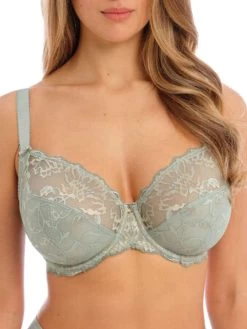 FANTASIE Aubree Side Support Bra - Vintage Green